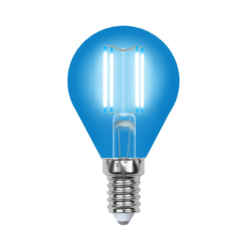 LED-G45-5W/BLUE/E14 GLA02BL Лампа светодиодная. Форма шар LED-G45-5W/BLUE/E14 GLA02BL Лампа светодиодная. Форма шар