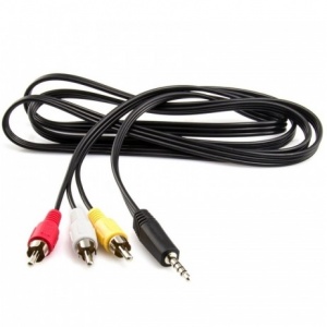 Шнур соединительный 3,5мм TRRS – 3RCA, 1.0м (С-1793/1792S) Шнур соединительный 3,5мм TRRS – 3RCA, 1.0м (С-1793/1792S)